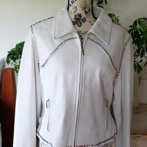 Cripple Creek 100%leather jacket